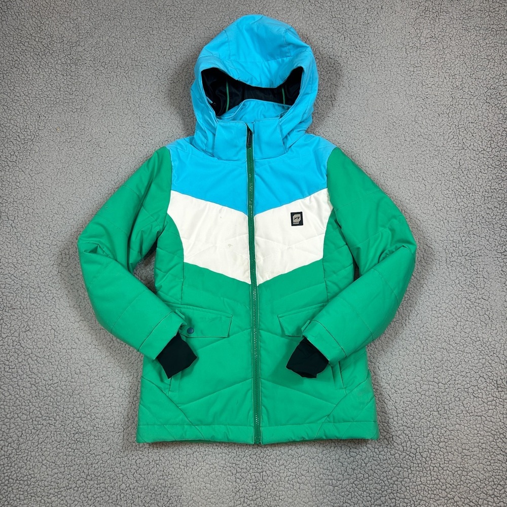 Orage Girls Medium (10) Insulated Full‎ Zip Hooded Ski Snowboard Jacket